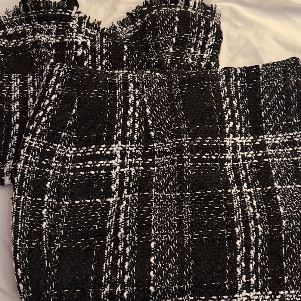Motel Rocks Black and White Tweed Set *discontinued* - Picture 5 of 9